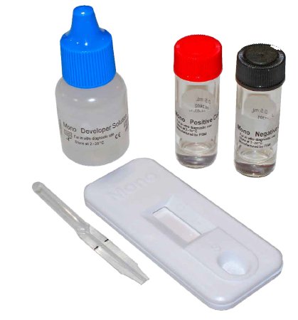 Jant Pharmacal Corp Other Infectious Disease Test Kit Accutest® Rapid Mono Infectious Mononucleosis 25 Tests CLIA Waived Sample Dependent - Box of 25 - ID516-BX