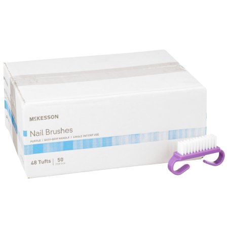 McKesson Nail Brush McKesson Soft Bristles Purple - Each - 946-EA