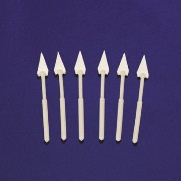 DeRoyal Surgical Eye Spear X-Ray Detectable Cellulose 6 Count Pack Sterile - Case of 50 - 30-049-6-CS
