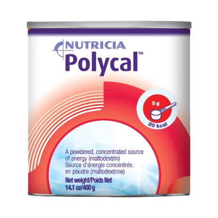 Nutricia North America Oral Supplement Polycal™ Unflavored Powder 400 Gram Canister - Each - 89461-EA