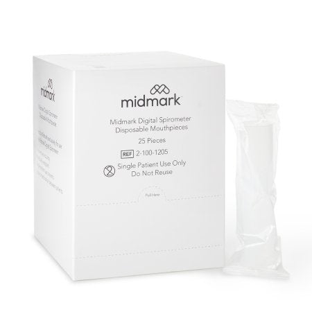 Midmark IQspiro™ Mouthpiece Disposable - Box of 25 - 2-100-1206-BX