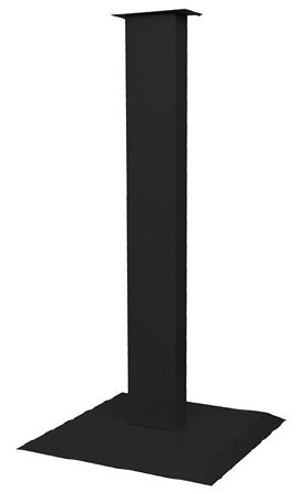 Bowman Manufacturing Dispenser Floor Stand 18 X 18 X 36.06 Inch, Black, Powder-Coated Steel - Each - KS010-0420-EA