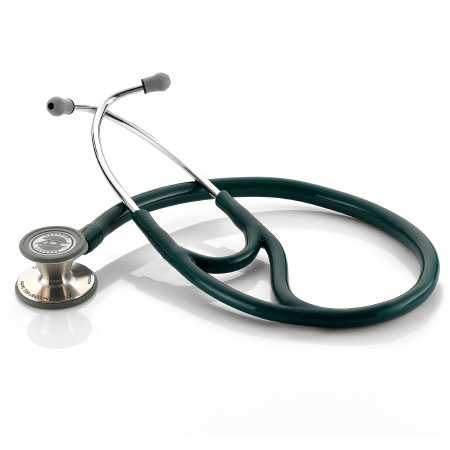 American Diagnostic Corp Cardiology Stethoscope Adscope® Green 1-Tube 19 Inch Tube Double Sided Chestpiece - Each - 601DG-EA
