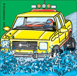 SmileMakers SmileMakers® 100 per Unit Monster Trucks Sticker 2.5 Inch - Box of 100 - AMT4B-BX