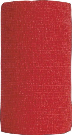 Andover Coated Products Cohesive Bandage CoFlex® 4 Inch X 5 Yard Self-Adherent Closure Red NonSterile 14 lbs. Tensile Strength - Case of 18 - 3400RD-CS