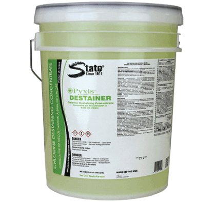 State Cleaning Solutions Laundry Stain Remover Pyxis™ Destainer 5 gal. Pail Liquid Concentrate Chlorine Scent - Each - 117629-EA