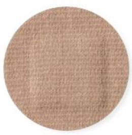 Cardinal Adhesive Spot Bandage Curity™ 7/8 Inch Fabric Round Tan Sterile - Box of 50 - 44107-BX