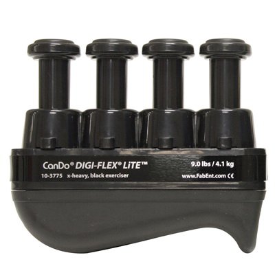 Fabrication Enterprises Hand Exerciser CanDo® Digi-Flex® LiTE® Black X-Heavy - Each - 10-3775-EA