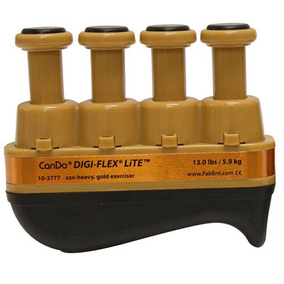 Fabrication Enterprises Hand Exerciser CanDo® Digi-Flex® LiTE® Gold 3X-Heavy - Each - 10-3777-EA