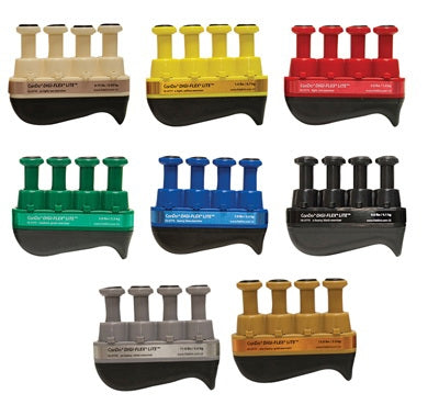 Fabrication Enterprises Hand Exerciser CanDo® Digi-Flex® LiTE® Tan / Yellow / Red / Green / Blue / Black / Silver / Gold - ST/8 - 10-3778-ST
