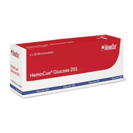 Hemocue Microcuvette HemoCue® Glucose 201 Diabetes Management Blood Glucose For HemoCue® Glucose 201 Analyzer 50 Tests 50 Microcuvettes - Pack of 1 - 110723-PK