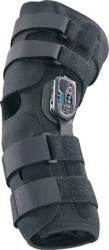 DJO Knee Brace DonJoy® Playmaker™ Standard X-Small Pull-On / Hook and Loop Strap Closure 13 to 15-1/2 Inch Thigh Circumference / 12 to 13 Inch Knee Center Circumference / 10 to 12 Inch Calf Circumference Left or Right Knee - Each - 11-0558-1-EA