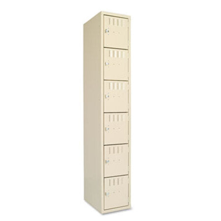 Tennsco Box Compartments, Single Stack, 12w x 18d x 72h, Sand - Each - TNN-BS6121812ASD-EA