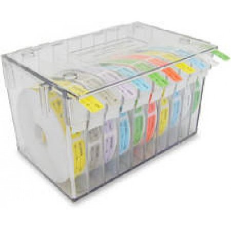 Precision Dynamics Blank Label / Tape PDC® 5 X 5-1/2 X 8-1/4 Inch Desktop Manual Pull Holds up to 10 Rolls For use with Medical Labels - Each - DSP-HC10-EA