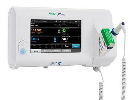 Welch Allyn Patient Monitor Connex® Spot Check and Vital Signs Monitoring NIBP, SureTemp Plus Thermometer Battery Operated - Each - 71XT-B-EA