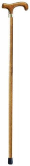 Graham-Field T-Handle Cane Lumex® Wood 44 Inch Height Walnut - Case of 2 - 5186B-CS