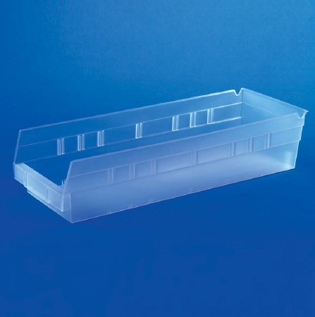 Health Care Logistics Shelf Bin Clear Plastic 4 X 6-5/8 X 17-7/8 Inch - Each - 1455C-EA