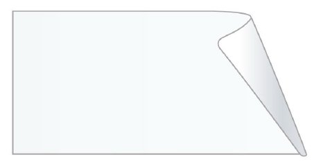 United Ad Label Blank Label Multipurpose Label Clear Plastic 1 X 2-1/4 Inch - Each - ULUS403-EA