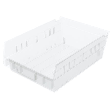 Akro-Mils Shelf Bin Clear Industrial Grade Polymers 4 X 8-3/8 X 11-5/8 Inch - Case of 12 - 30150SCLAR-CS