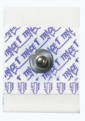 Nikomed USA ECG Monitoring Electrode Trace 1™ Foam Backing Non-Radiolucent Snap Connector 30 per Pack - Box of 300 - 5533-3-BX