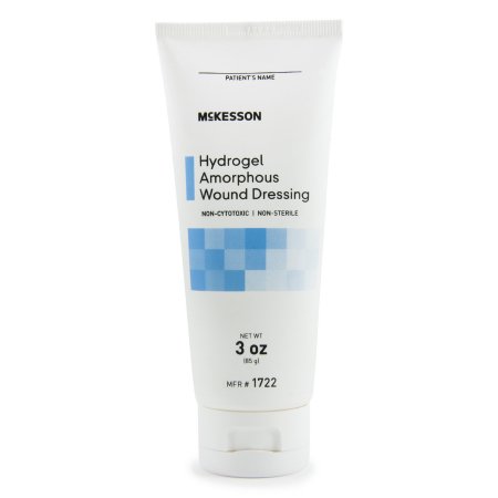 McKesson Hydrogel Wound Dressing McKesson 3 oz. Gel / Amorphous NonSterile - Each - 1722-EA