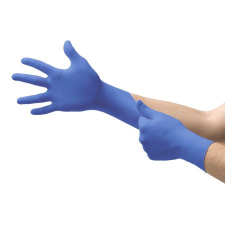 Microflex Medical Exam Glove MICROFLEX® Cobalt® Large NonSterile Nitrile Standard Cuff Length Fully Textured Blue Not Rated - Case of 1000 - N193-CS