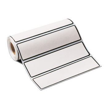 Carstens Blank Label Wide-Trak™ Multipurpose Label White - Roll of 1 - 1645-01-RL