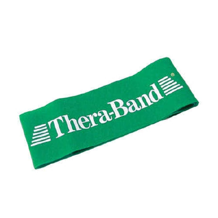 Fabrication Enterprises Exercise Resistance Band Loop TheraBand® Green 3 X 12 Inch Heavy Resistance - Each - 10-1943-EA
