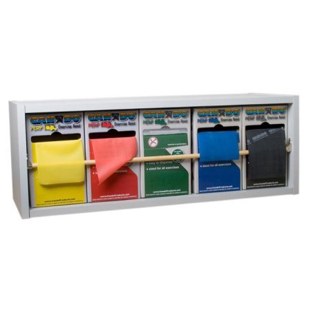Fabrication Enterprises Exercise Band Rack Cando Dispens-a-Band 6 X 12 X 41 Inch, Wood - Each - 10-5111-EA