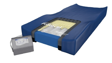 Span America Bed Mattress PressureGuard® Protocol® Microclimate Management with Alternating Pressure Therapy 84 X 42 X 7 Inch - Each - 81990-EA