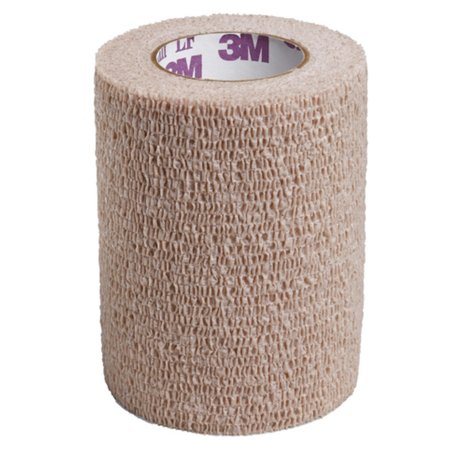 3M Cohesive Bandage 3M™ Coban™ LF 2 Inch X 5 Yard Self-Adherent Closure Tan Sterile Standard Compression - Each - 2082S-EA