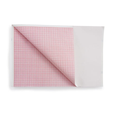 McKesson Diagnostic Recording Paper McKesson Thermal Paper 8.27 Inch X 80 Foot Z-Fold Red Grid - Pack of 175 - 26-2157-012A-PK