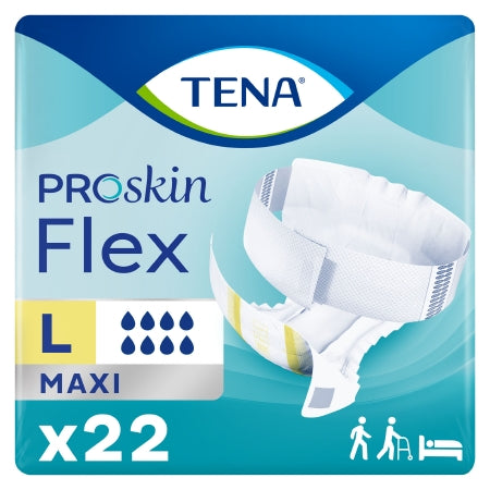 Essity HMS North America Inc Unisex Adult Incontinence Belted Undergarment TENA® ProSkin™ Flex Maxi Size 16 Disposable Heavy Absorbency - Bag of 22 - 67838-BG