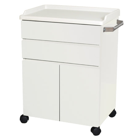 UMF Medical Treatment Cabinet Mobile 20 Gauge Steel 2 Drawers - Each - 6214-EA