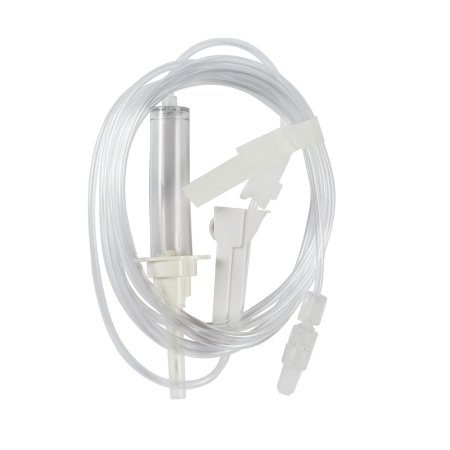 Intuvie LLC IV Pump Set Z-800 Pump Without Ports 20 Drops / mL Drip Rate Without Filter 105 Inch Tubing Solution - Case of 50 - B2-70070-CS