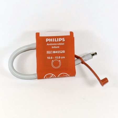 Philips Healthcare Reusable Blood Pressure Cuff Philips™ 10 to 15 cm Arm Vinyl Cuff Infant Cuff - Each - 989803147841-EA