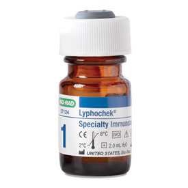Bio-Rad Laboratories Assayed Control Lyphochek™ Specialty Immunoassay Level 1 6 X 2 mL - Box of 6 - 27124-BX