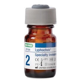 Bio-Rad Laboratories Assayed Control Lyphochek® Specialty Immunoassay Level 2 6 X 2 mL - Box of 6 - 27125-BX