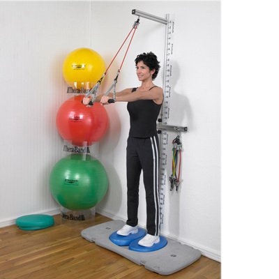 Fabrication Enterprises Professional Wall and Platform Exercise Stations Thera-Band 10 X 35 X 90 Inch - Each - 10-1572-EA