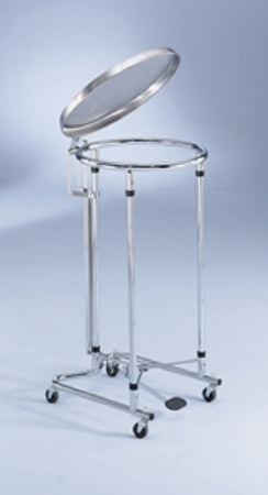Blickman Hamper Stand Blickman Rolling Round Opening Foot Pedal Self-Closing Lid - Each - 092877320P-EA