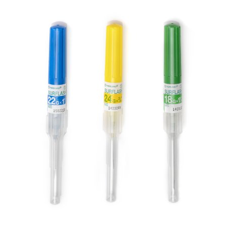 Terumo Medical Peripheral IV Catheter SurFlash® 20 Gauge 1 Inch Without Safety - Case of 200 - SRFF2025-CS