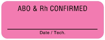United Ad Label Pre-Printed Label UAL™ Advisory Label Pink Paper 3/4 X 2 Inch - Roll of 1 - ULBB230-RL