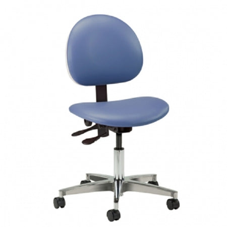 Clinton Industries Task Chair Specialty Seating Backrest Pneumatic Height Adjustment 5 Casters Black - Each - 2175W-3BK-EA