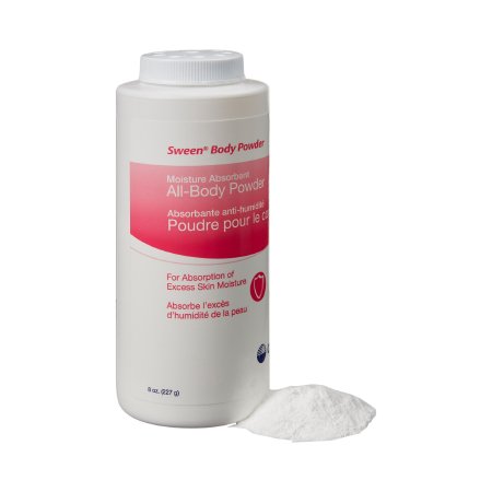 Coloplast Body Powder Sween® 8 oz. Lightly Scented Shaker Bottle - Case of 36 - 505-CS