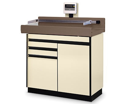 Hausmann Industries Pediatric Treatment Table with Scale 4945 Series Fixed Height - Each - 4945-V17-L02-EA
