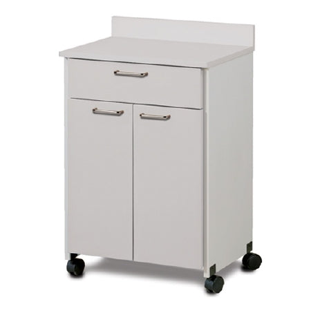 Clinton Industries Treatment Cabinet Mobile Laminate 2 Drawers 1 Shelf - Each - 8921-SLATEGRY-EA