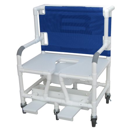 MJM International Shower Chair MJM International PVC Frame 900 lbs. Weight Capacity - Each - 131-5-WH-EA