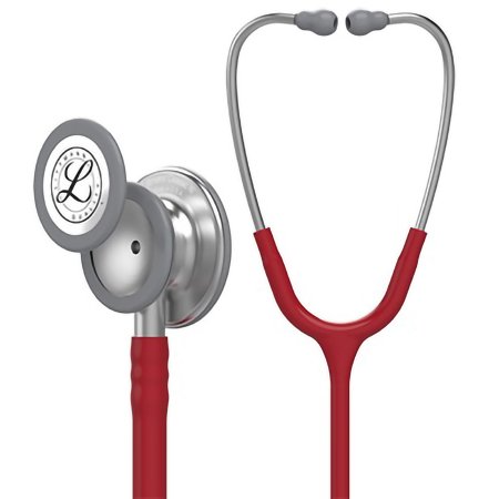 3M Classic Stethoscope 3M™ Littmann® Classic II™ Burgundy 1-Tube 27 Inch Tube Double-Sided Chestpiece - Each - 5627-EA