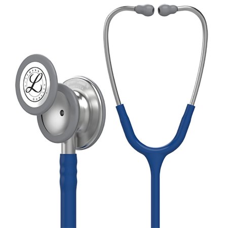 3M Classic Stethoscope 3M™ Littmann® Classic III™ Navy Blue 1-Tube 27 Inch Tube Double-Sided Chestpiece - Each - 5622-EA