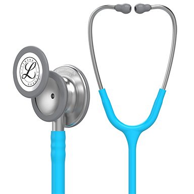 3M Classic Stethoscope 3M™ Littmann® Classic II™ Turquoise 1-Tube 27 Inch Tube Double-Sided Chestpiece - Each - 5835-EA